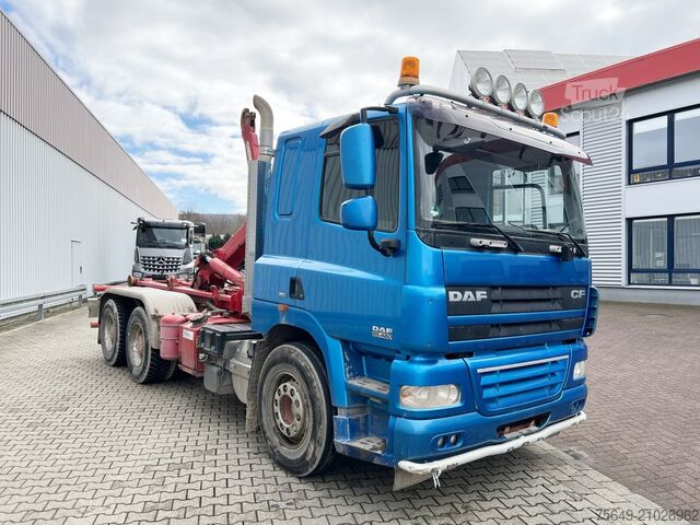 Camion benne à bras amovible DAF AT 85.460 6x4 AT 85.460 6x4, Abrollkipper Palfinger T20