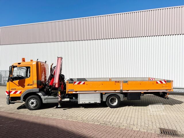 Grue montée sur camion Mercedes-Benz Atego 1024 L 4x2 Atego 1024 L 4x2 mit Kran Fassi F80A.0.21
