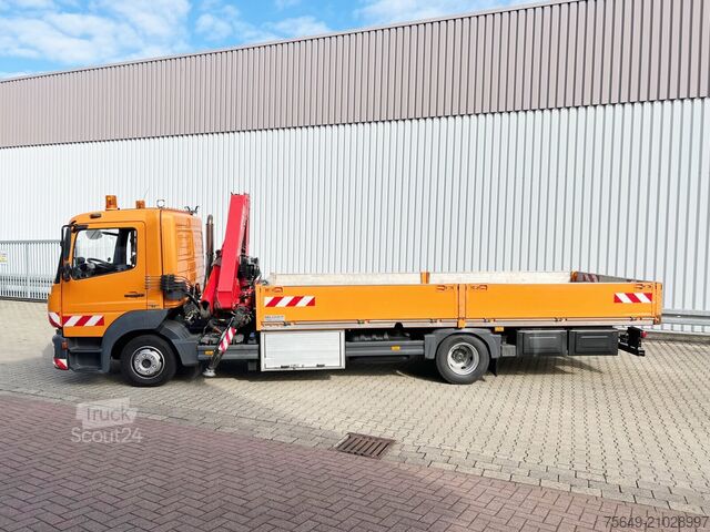 Grue montée sur camion Mercedes-Benz Atego 1023 L 4x2 Atego 1023 L 4x2 mit Kran Fassi F85B.0.21