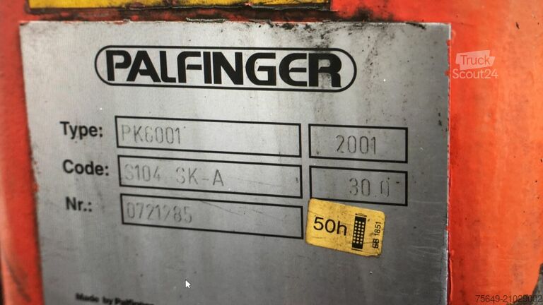 Grue montée sur camion Renault D 180.75 4x2 D 180.75 4x2 mit Kran Palfinger PK6001