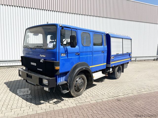 Бортовой грузовик Iveco-Magirus 90-16 AW 4x4 Doka 90-16 AW 4x4 Doka, Mannschaftswagen