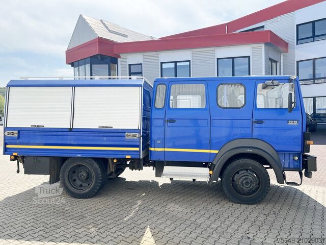 Бортовой грузовик Iveco-Magirus 90-16 AW 4x4 Doka 90-16 AW 4x4 Doka, Mannschaftswagen