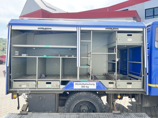 Бортовой грузовик Iveco-Magirus 90-16 AW 4x4 Doka 90-16 AW 4x4 Doka, Mannschaftswagen