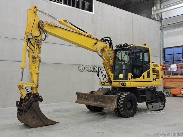 Mobile excavator KOMATSU PW148-10