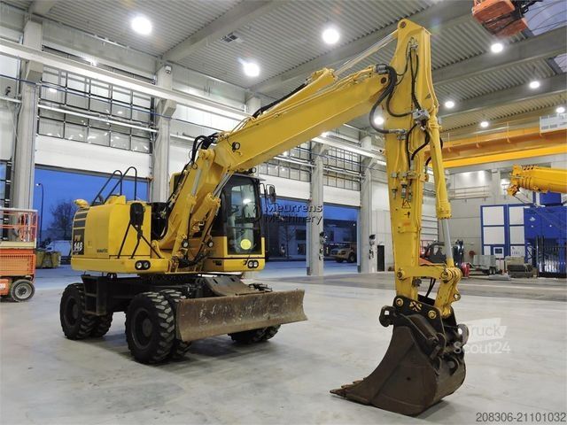 Mobile excavator KOMATSU PW148-10