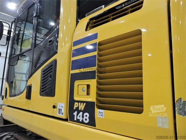 Mobile excavator KOMATSU PW148-10