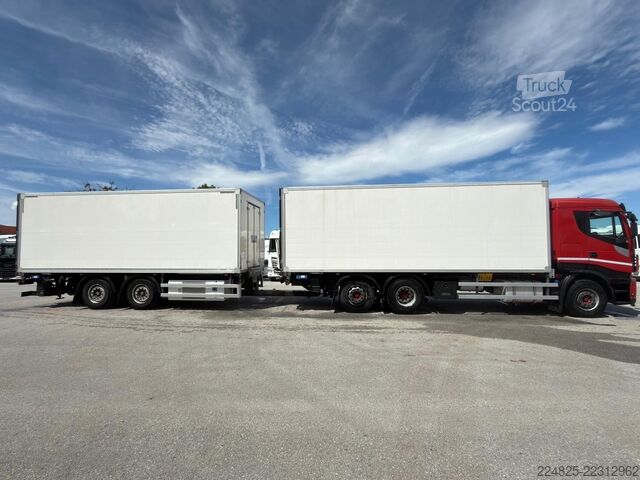 Camion frigorific IVECO STRALIS 420 6X2 KÜHLKOFFER + ANHÄNGER SCHUH 2019