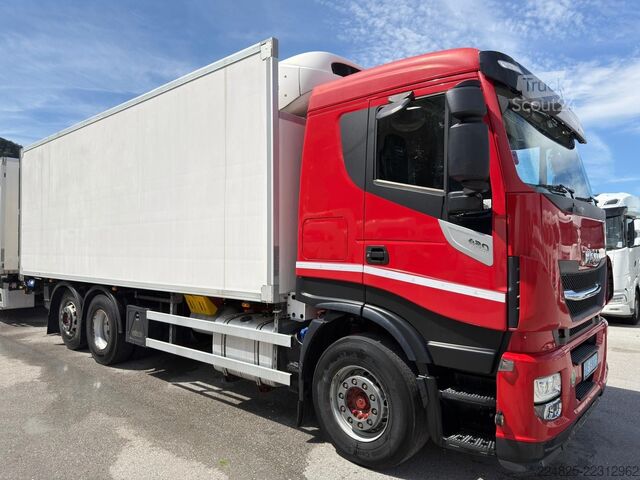 Camion frigorific IVECO STRALIS 420 6X2 KÜHLKOFFER + ANHÄNGER SCHUH 2019