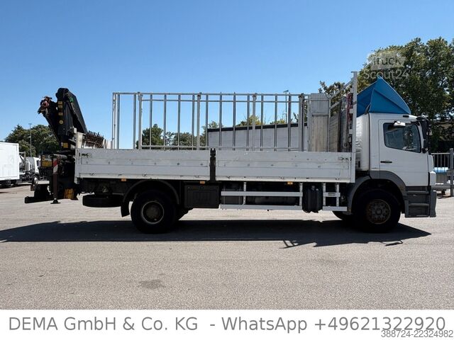 Camion cu platformă MERCEDES-BENZ Axor1833*Palfinger*Glastransporter*Fernbedienung