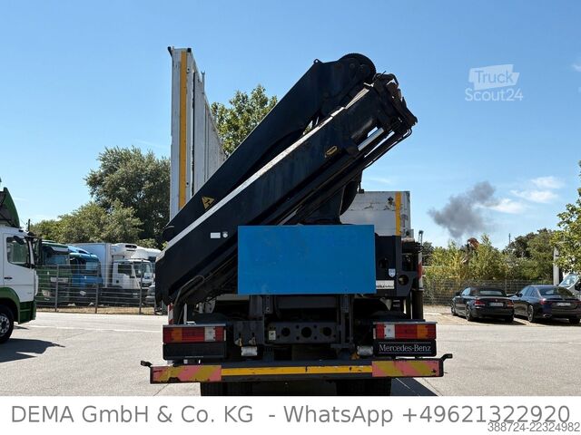 Camion cu platformă MERCEDES-BENZ Axor1833*Palfinger*Glastransporter*Fernbedienung