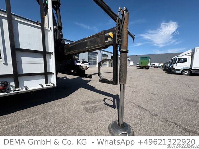 Camion cu platformă MERCEDES-BENZ Axor1833*Palfinger*Glastransporter*Fernbedienung