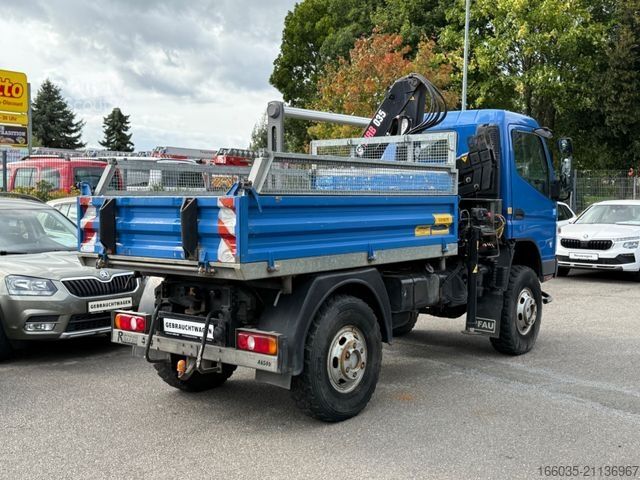 Φορτηγό ανατρεπόμενο βαν MITSUBISHI Pfau Rexter A6500 Allrad/Kipper/Klima/Kran HIAB