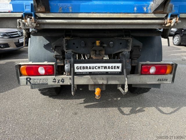 Φορτηγό ανατρεπόμενο βαν MITSUBISHI Pfau Rexter A6500 Allrad/Kipper/Klima/Kran HIAB