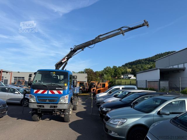 Φορτηγό ανατρεπόμενο βαν MITSUBISHI Pfau Rexter A6500 Allrad/Kipper/Klima/Kran HIAB