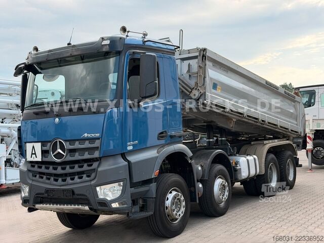 Üç taraflı damperli kamyon MERCEDES-BENZ Arocs 8X4 3246 Meiller Dreiseitenkipper Retarder