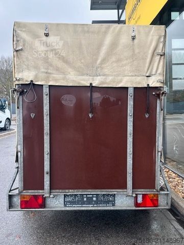 PKW-Anhänger BÖCKMANN HB1 Kastenanhänger Plane Spriegel 1,3t.