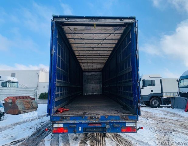 Atvira puspriekabė su tentu MEUSBURGER MPS-3 MEGA|Edscha|Tautliner|Wabco|SAF