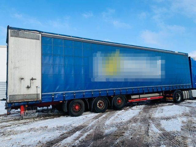 Atvira puspriekabė su tentu MEUSBURGER MPS-3 MEGA|Edscha|Tautliner|Wabco|SAF