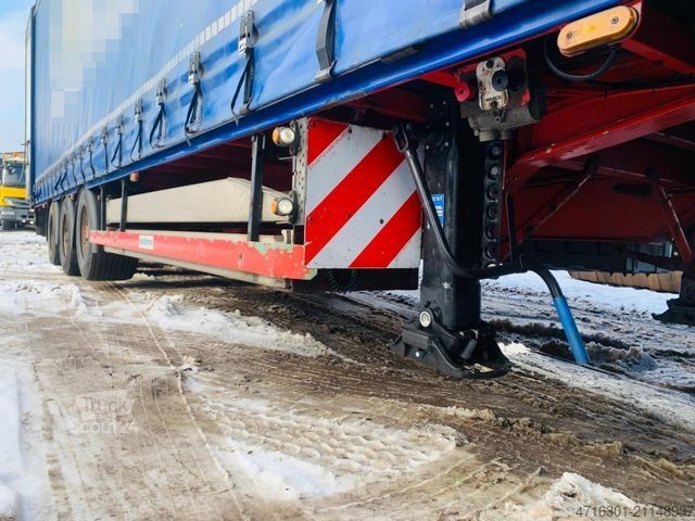 Atvira puspriekabė su tentu MEUSBURGER MPS-3 MEGA|Edscha|Tautliner|Wabco|SAF