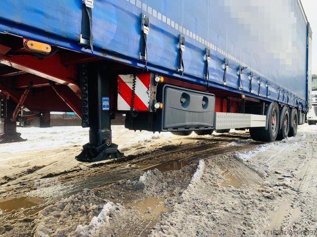 Atvira puspriekabė su tentu MEUSBURGER MPS-3 MEGA|Edscha|Tautliner|Wabco|SAF