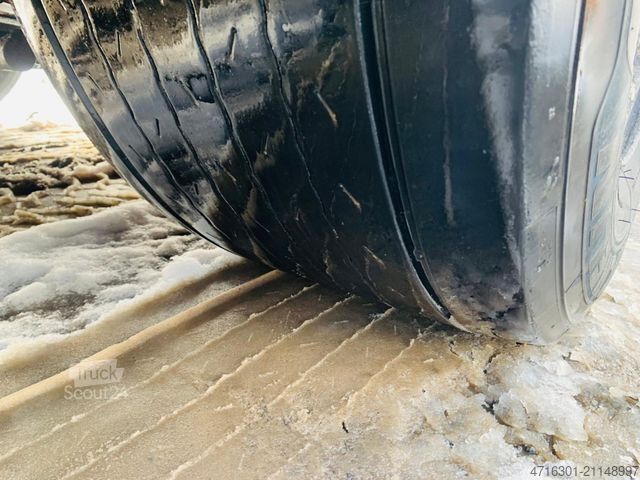 Atvira puspriekabė su tentu MEUSBURGER MPS-3 MEGA|Edscha|Tautliner|Wabco|SAF