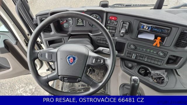 شاحنة قلّابة بذراع تحميل متحرك SCANIA P280 N323 4x2 E6 + ABROLLKIPP. + MANUAL