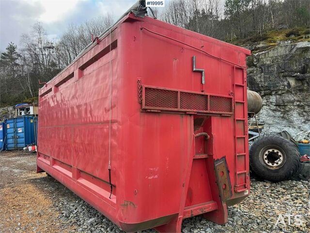 Mașină de construcții CMT 47M3 wood chip container w/ tarpaulin