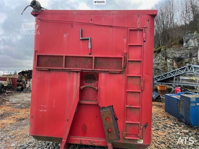 Mașină de construcții CMT 47M3 wood chip container w/ tarpaulin
