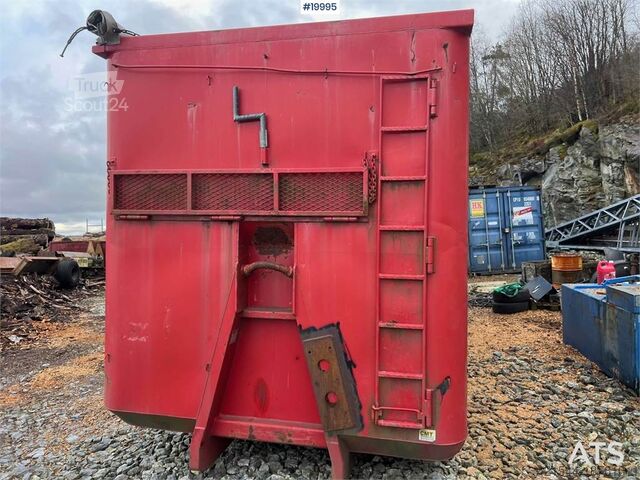 Mașină de construcții CMT 47M3 wood chip container w/ tarpaulin