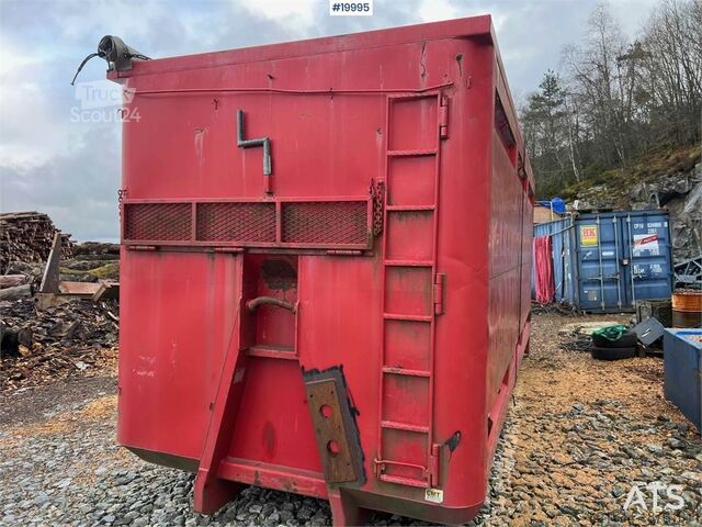 Mașină de construcții CMT 47M3 wood chip container w/ tarpaulin