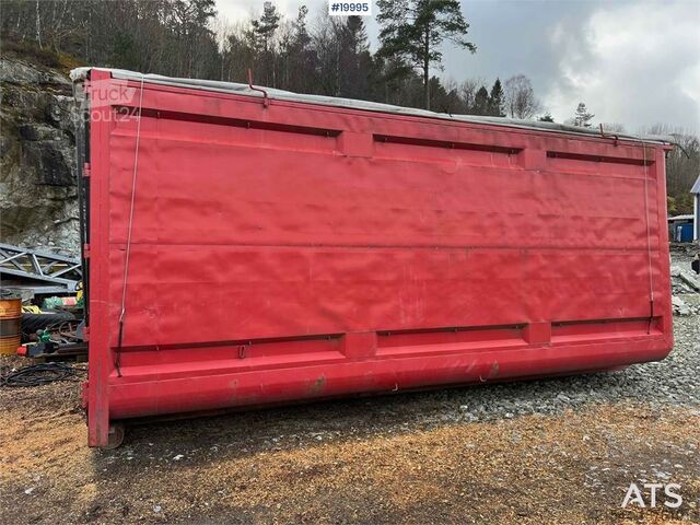 Mașină de construcții CMT 47M3 wood chip container w/ tarpaulin