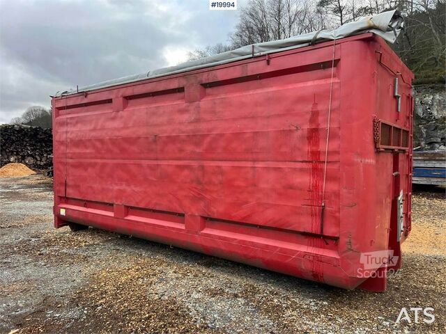 Mașină de construcții CMT 47M3 wood chip container w/ tarpaulin