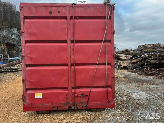 Mașină de construcții CMT 47M3 wood chip container w/ tarpaulin