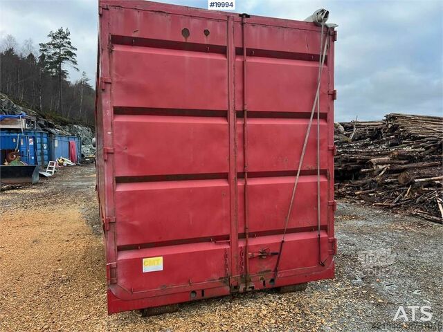 Mașină de construcții CMT 47M3 wood chip container w/ tarpaulin