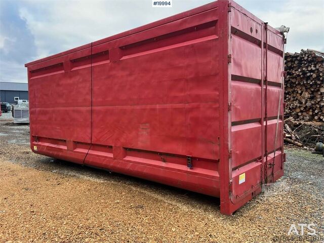 Mașină de construcții CMT 47M3 wood chip container w/ tarpaulin