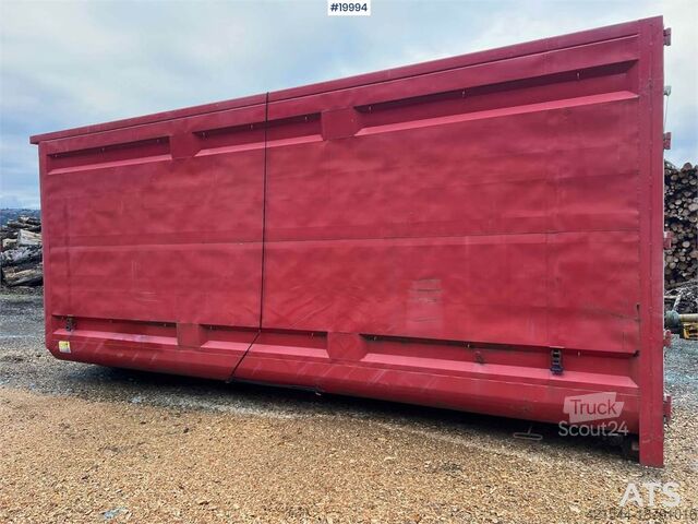 Mașină de construcții CMT 47M3 wood chip container w/ tarpaulin