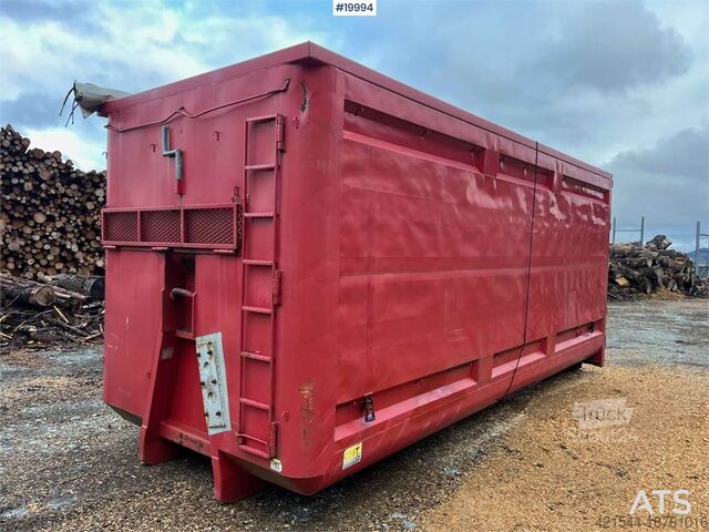 Mașină de construcții CMT 47M3 wood chip container w/ tarpaulin