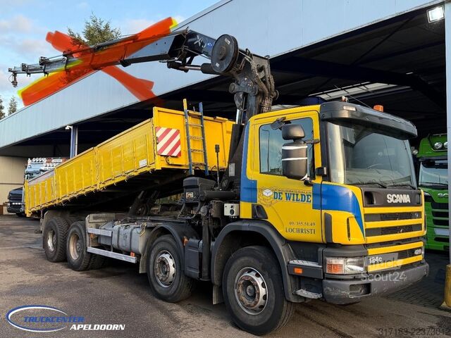  Scania P124-420 8x4 Naafreductie, Bladgeveerd, Handges...
