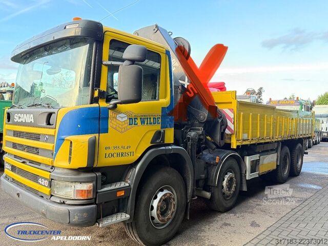  Scania P124-420 8x4 Naafreductie, Bladgeveerd, Handges...