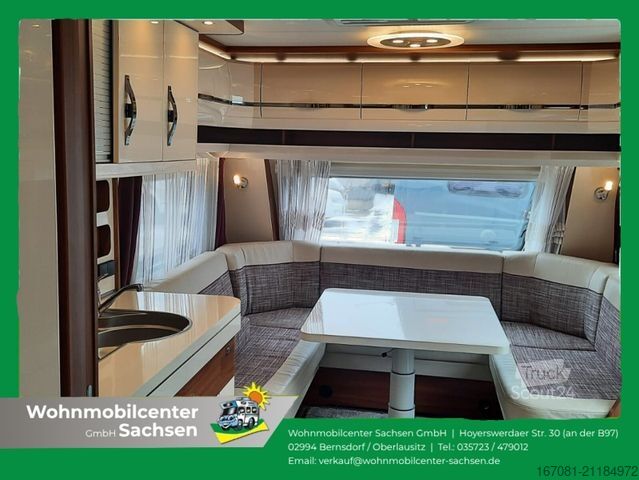 Wohnwagen HOBBY Excellent 560 WFU sehr gute Ausstattung
