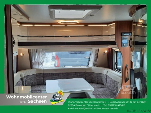 Wohnwagen HOBBY Excellent 560 WFU sehr gute Ausstattung