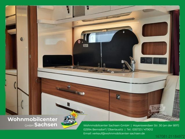 Wohnwagen HOBBY Excellent 560 WFU sehr gute Ausstattung