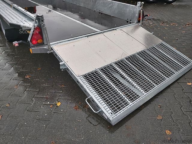 Baumaschinenanhänger Brian James Trailers General Plant 400x185cm 3500kg Ladeklappe direkt