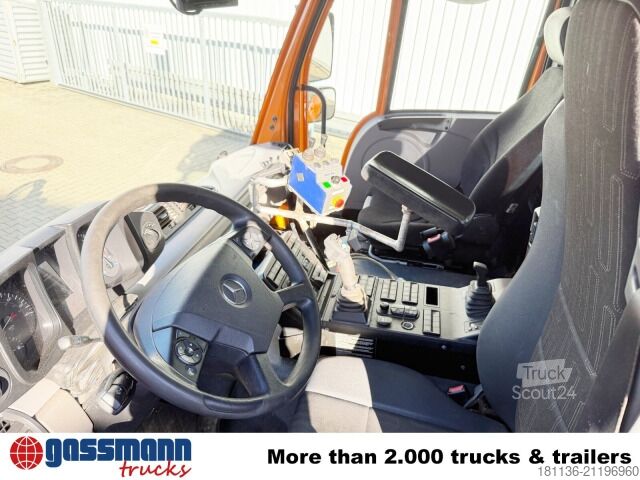 Özel amaçlı kamyon Unimog U 527 4x4, Kommunalhydraulik, Frontzapfwelle,