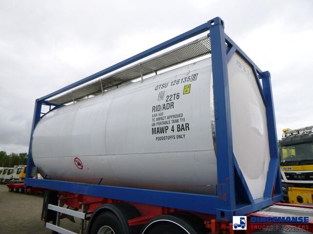 Contenitore cisterna Welfit Oddy Food tank container inox 25.9 m3 / 1 comp
