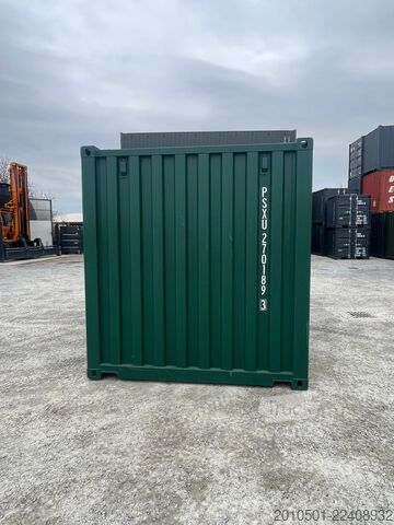  20 Fuß Seecontainer / Neucontainer / Moosgrün RAL 6005/ Materiallager