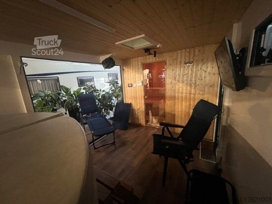 Wohnwagen  IZABELLA WELLNESSANHäNGER MIT SAUNA UND WHIRLPOOL, STROMAGGREGAT