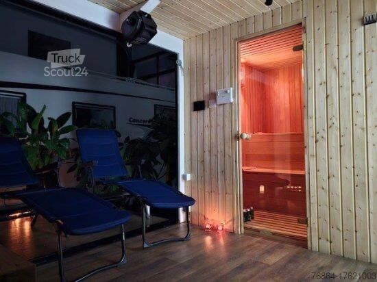 Wohnwagen  IZABELLA WELLNESSANHäNGER MIT SAUNA UND WHIRLPOOL, STROMAGGREGAT