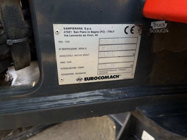 Mini bager EUROCOMACH ES 60 TR, OilQuick OQ45-5