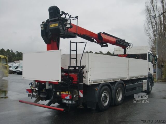 LKW mit Kranaufbau MAN TGS 26.430 6x2-4 LL Ladekran Baustoff
